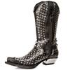 New Rock - 7928 ITALI NEGRO Y BOX PLANE Des bottes de cowboy - Noir/Couleur argent Product image